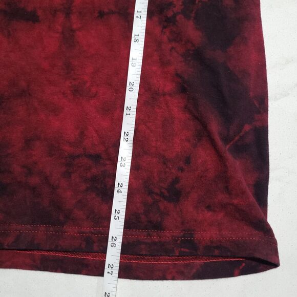 Primitive Skate Since 2008 Tie Dye Red Double Sided Graphic Shirt Small EUC - Picture 5 of 8